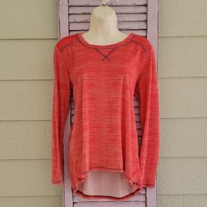 💗 CUDDL DUDS ClimateRight Long Sleeve Hi Low Top Shirt M 10/12